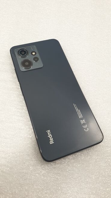 мощный телефон: Xiaomi, Redmi Note 12, Б/у, 128 ГБ, цвет - Черный, 2 SIM