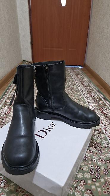 кожа 39: Ботинки, 38, Dior, Б/у, цвет - Черный, Самовывоз — 9