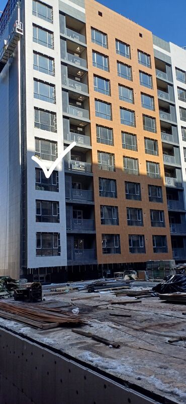 kurs.kg bishkek: 1 комната, 54 м², 108 серия, 3 этаж, ПСО (под самоотделку)