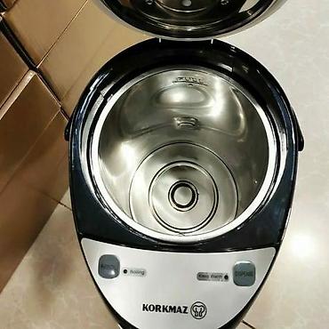 Termopotlar: Samovar termopot Korkmaz Sutema Türk istehsali 1100 watt 5 litr — 5