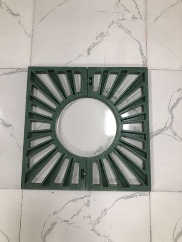 Beton kanalizasiya qapaqları: Dairəvi və kvadrat formalarda mövcud olan bu lük qapaqları müxtəlif — 7