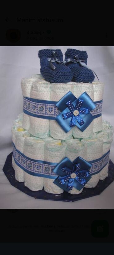 Buket güllər: Məhsul: Zərif dekorativ güllərdən hazırlanmış buketlər - Material — 5