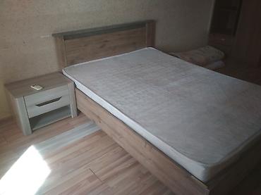 Кровати: Двуспальная кровать, Б/у, С мягким изголовьем, длина - 200 см — 3