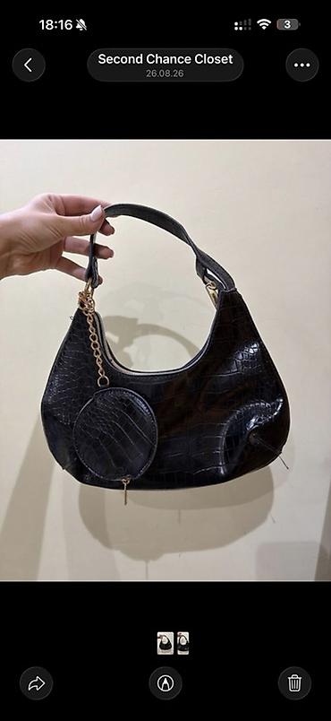 armani canta: Emporio Armani çanta (orijinal) - Model: kiçik ölçülü krossbodi/çiyin — 4