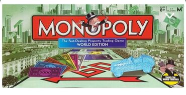 Oyuncaqlar: Monopoly - Masaüstü oyun növləri Pulun gücünü hiss etməyə, biznes