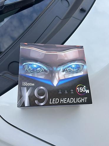 niva faralar: H7 LED GÜCLÜ X9 LED Headlight – Avtomobil faraları üçün LED lampalar — 2