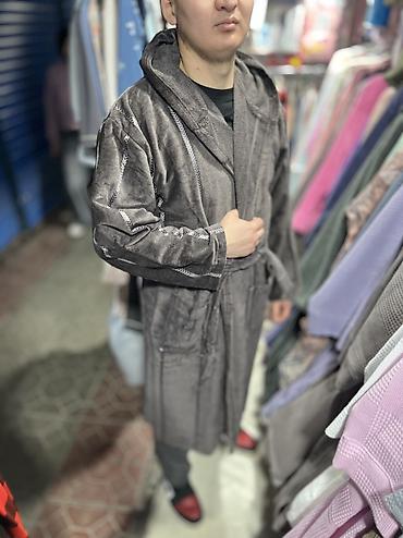 Домашние костюмы: Мужской банный халат ✨ 💯 хлопок | M L XL 2XL 3XL 4XL 0-2500 сом — 10