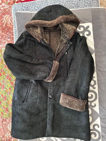 Дубленки: Дубленка, Классическая модель, 5XL (EU 50)