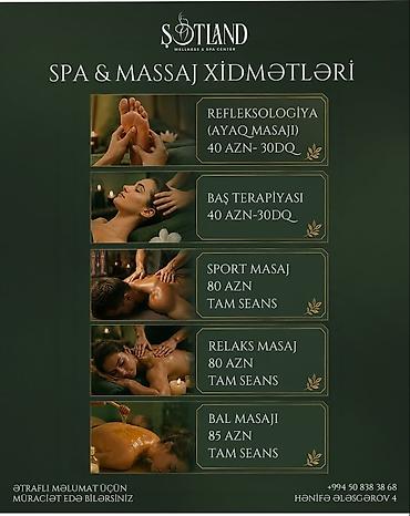 bakı masaj xidməti: Müalicəvi masaj, Kişilər üçün — 1