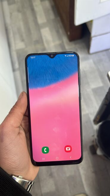 samsung a100 qiyməti: Samsung Galaxy A30s, 64 GB, rəng - Qara, Sensor, İki sim kartlı, Face ID