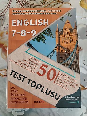 vintage canta: Məhsul: İngilis dili üzrə sınaq/test topluları (2 kitab) 1) “English — 2