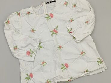 bluzki białe w kwiaty: Bluzka Damska, M, stan - Dobry