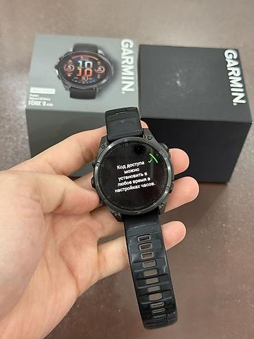 band 10: Garmin Fenix 8 47mm Amoled Sapphire В идеальном состоянии Полный — 2