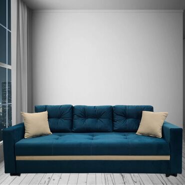 Мебель: Диван-кровать, цвет - Зеленый, Новый