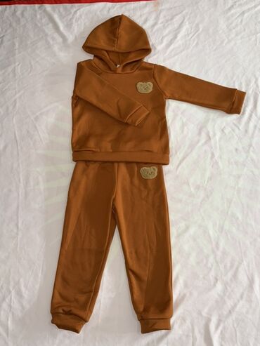 пижама кенгуру: Комплект, цвет - Коричневый