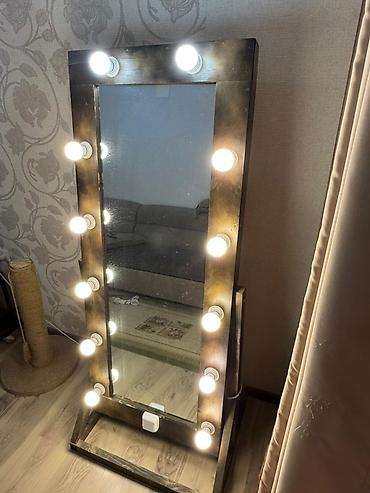 Зеркала: Напольное гримерное зеркало с подсветкой - Формат: полноразмерное — 6