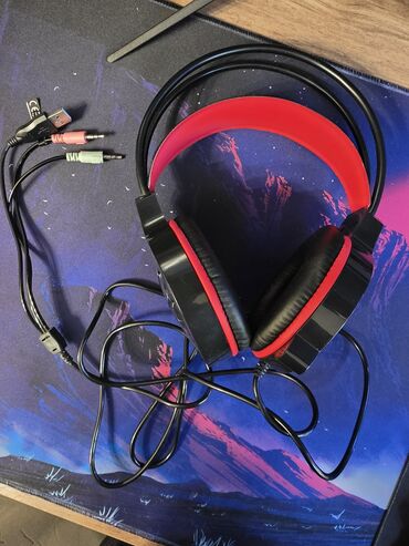 kalonka max: SN-GX7 CRAZY mikrofonlu qulaqlıq - Bağlantı: 3.5 mm audio (yaşıl) və