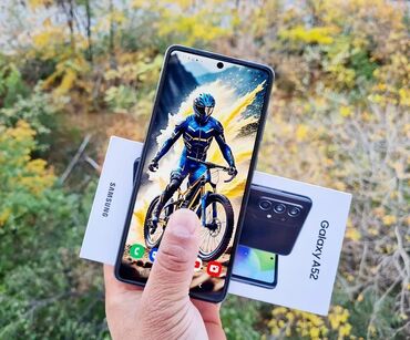 Poco: Samsung Galaxy A52 5G, Б/у, 256 ГБ, цвет - Черный, 2 SIM