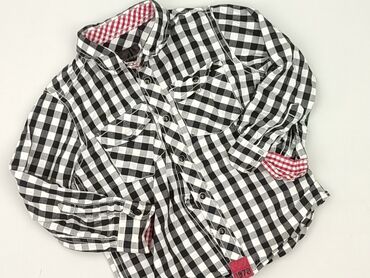 hugo boss kamizelka: Shirt 1.5-2 years, condition - Perfect, pattern - Cell, color - Black