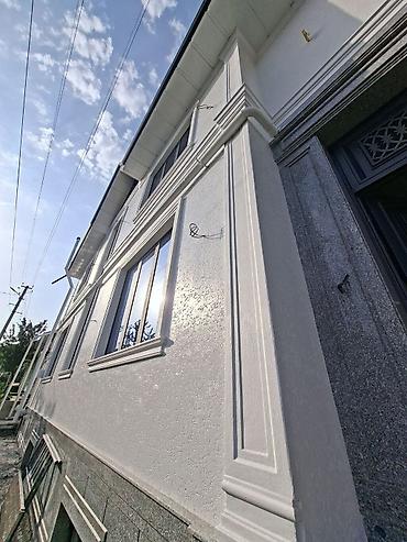 Фасадные работы: Декоративная фасадная отделка “Короед” + архитектурный декор - — 1