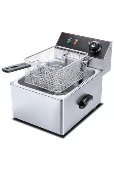 Промышленные фритюрницы: Фритюрница разный размеры 4л 6л 6+6л 6л Авто таймер авто подъём 8+8л — 2