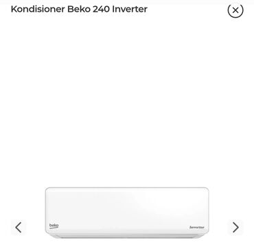 Kondisionerlər: Kondisioner Beko, Yeni, 40-45 kv. m, Split sistem, Kredit yoxdur