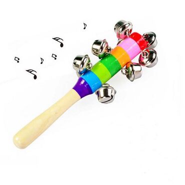 Канцтовары: Музыкальная игрушка Бубенцы/ Погремушка детская / Бубенцы для детей