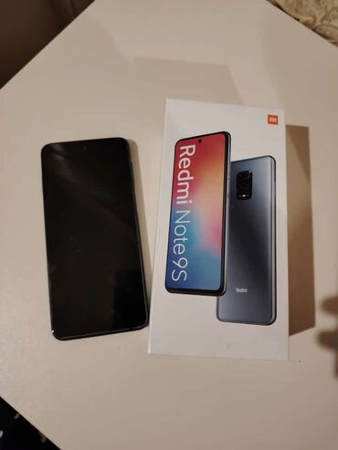 xiaomi x4: Xiaomi Redmi Note 9S, 128 ГБ, цвет - Голубой, 
 Сенсорный, Отпечаток пальца, Две SIM карты