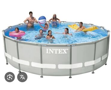 перекись водорода для бассейна купить: Каркасный бассейн Intex размером 457 x 122 см. Объем бассейна