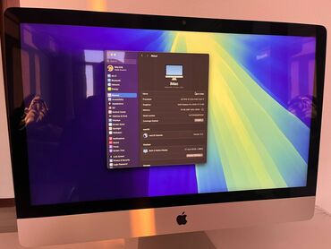 imac 2021: Компьютер, ядер - 8, ОЗУ 16 ГБ, Для несложных задач, Б/у, Intel Core i7, AMD Radeon RX 5500 XTv, SSD