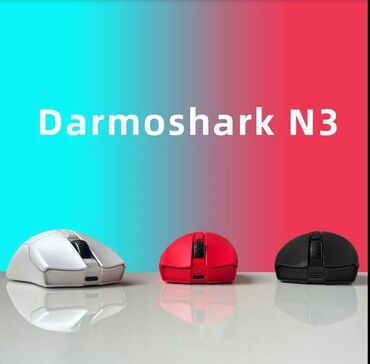 ноутбуки игравой: Игровая Беспроводная мышь Darmoshark N3 2.4g, Bluetooth, 26000DPI, 7
