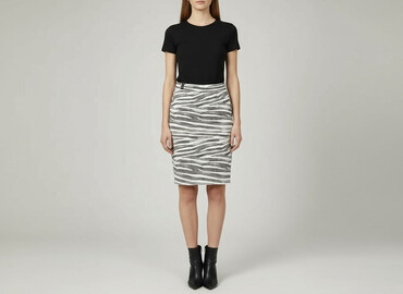 czerwone spódniczka w kropki: Diverse, Spódnica damska, rozmiar XS