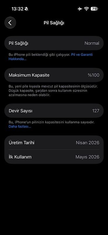 iphone plata: IPhone 16 Pro, Mavi, Face ID — 3