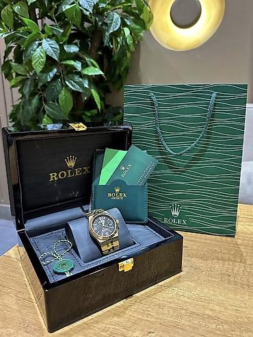 Наручные часы: Rolex saat dəsti Məzmun: - Oryginal qutu və hədiyyə paketi - — 2