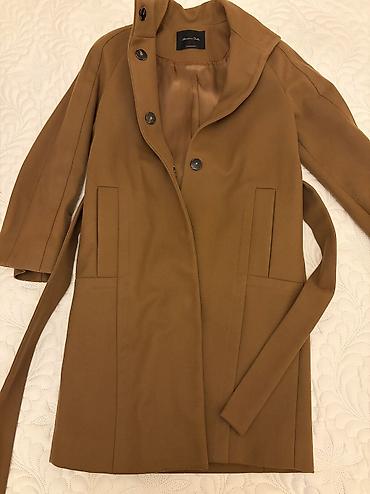 isci geyimi: Palto, Massimo Dutti, XS, rəng - Qəhvəyi — 2
