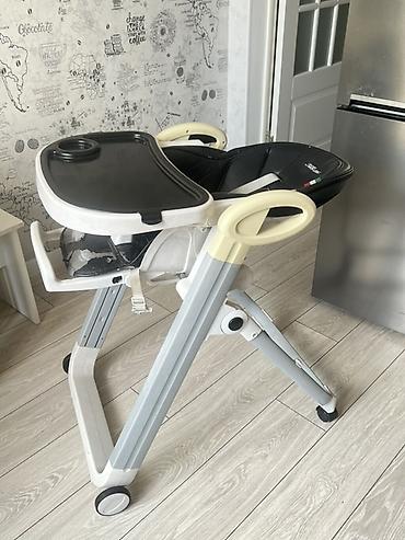 тутси лошадка: Стульчик для кормления, Б/у, Peg perego, Пластик, Трансформер, цвет - Черный, Самовывоз — 2