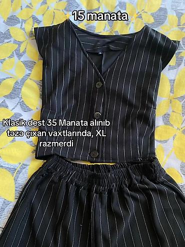 Qiymət: 15 manat Məhsul: Zolaqlı klassik dəst (üst və şalvar) - Üst lalafo.az -da Qiymət: 15 manat Məhsul: Zolaqlı klassik dəst (üst və şalvar) - Üst
