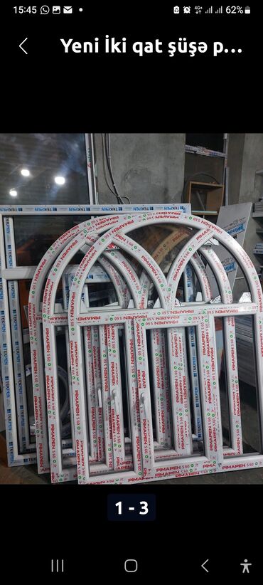 Butkalar, köşklar: YANA SİYİRMƏLİ PLASTİK. ALÜMİNİUM. ŞÜŞƏ. Qapı ve Pəncərələr — 18