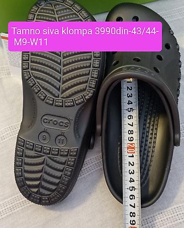 osiris patike: Crocs klompe – tamno siva boja Nove original Crocs papuče. - Model — 8