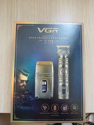 uz qırxan maşınka: VGR Voyager Professional Hair Trimmer & Shaver Set V-649 - İki — 1