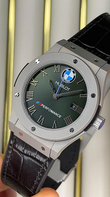 saatlar 2020: Yeni, Qol saatı, Hublot, rəng - Yaşıl — 1