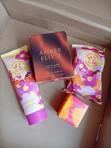 Oriflame dəstləri – ətir və baxım məhsulları Tərkibində görünənlər: -