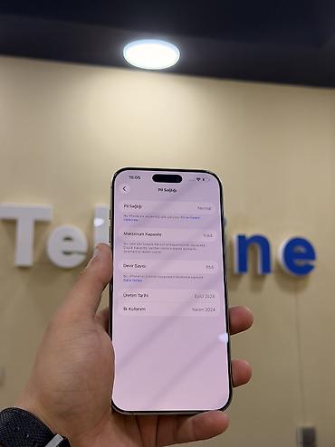 usb iphone: IPhone 16 Pro Max, 256 GB, Natural Titanium, Face ID, Kredit, Simsiz şarj — 5