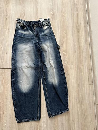 berska: Geniş kəsimli kişi/cins şalvarı Berska - Material: qalın denim — 2