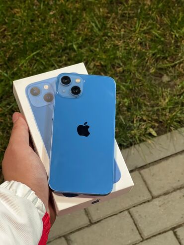 Apple iPhone: IPhone 13, 128 GB, Pacific Blue, Simsiz şarj, Face ID