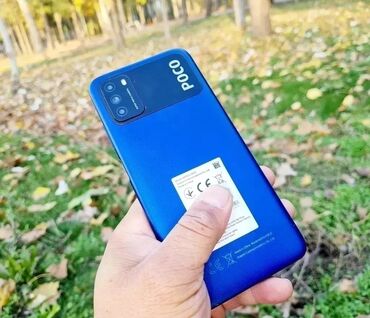 обмен на poco m3: Poco M3 Pro, Б/у, 128 ГБ, цвет - Синий, 2 SIM