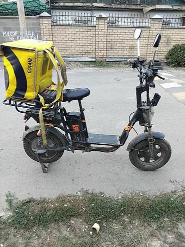 Скутеры: Электровелосипед (kugoo)c комплектом для курьерской доставки — 4