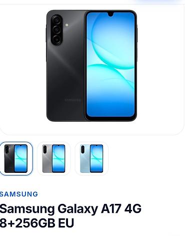 Samsung Galaxy A17 4G 8/256GB EU — смартфон с большим объемом памяти и