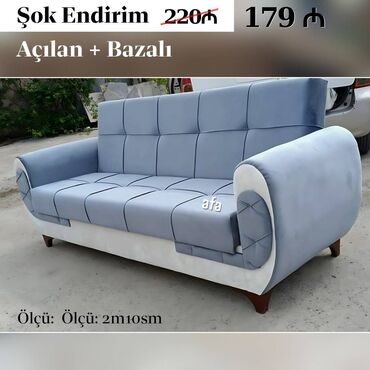 Divanlar Yeni ve Sİfarişlə Şok Endirm: 179₼ Kitab kimi açılır + baza