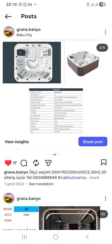 Cakuzi vannalar: Yeni Cakuzi vanna Motorlu, Pulsuz çatdırılma — 6